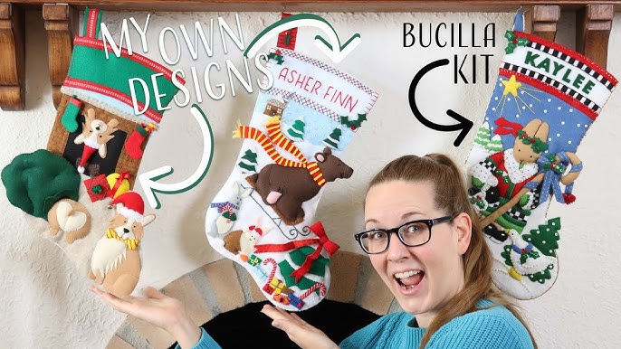 Diy Christmas Stockings · A Christmas Stocking · Drawing, Beadwork, and  Sewing on Cut Out + Keep