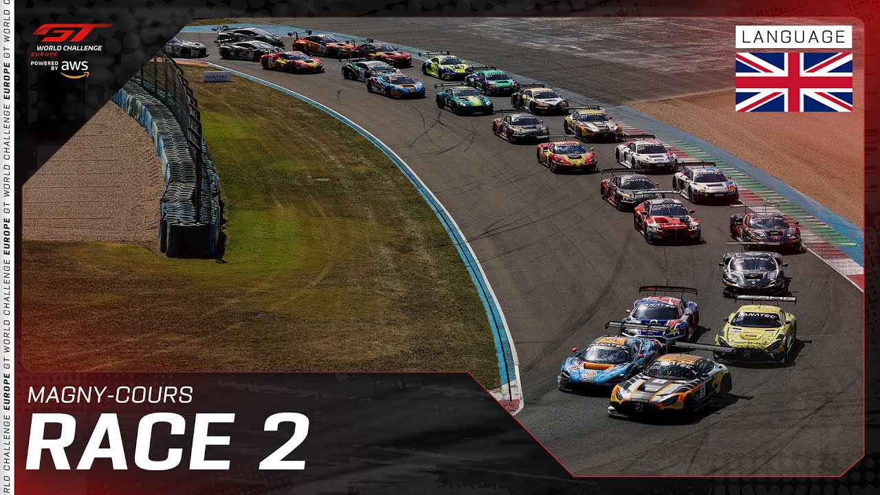 LIVE | Race 2 | Magny-Cours | GT World Challenge Europe powered by AWS 2025