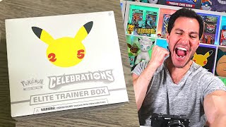 *MY BEST BOX!* Celebrations Pokemon Cards Opening!