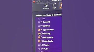 How to Add Desktop to Favorites in Finder on A Mac