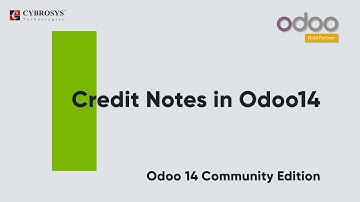 Credit Notes in Accounting | Odoo 14 Community