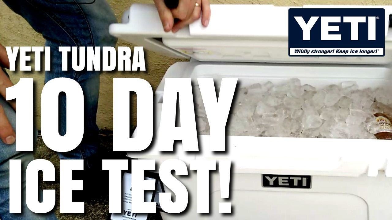 Yeti Cooler 10 Day Ice Test Challenge 