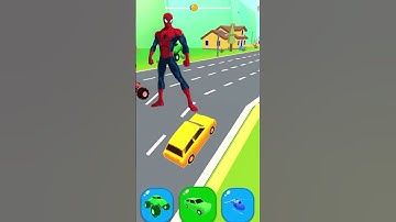 Shape-Shifting Game New Sounds & Levels 🚗 | BeamNG.drive #shorts #spiderman