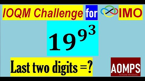 Find the last two digits of 〖19〗^(9^3 ).