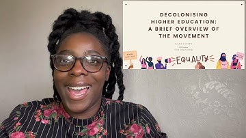 Taster lecture! Decolonising higher education: an overview
