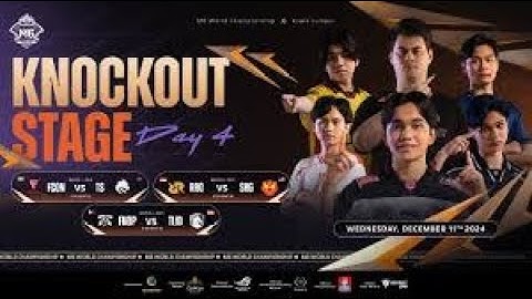 PART 2 MLBB M6 WORLD CHAMPIONSHIP KNOCKOUT STAGE DAY 4 ;RECAP