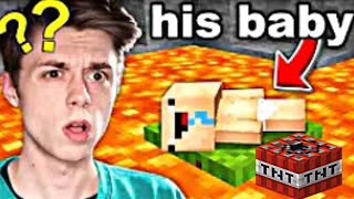 doni bobes troll his friend by givving them a real minecraft baby mod, crdts to @DoniBobes