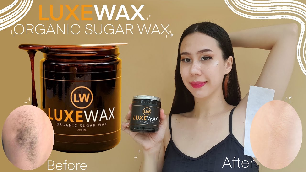 Trying LUXEWAX organic sugar wax Honest Review YouTube