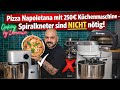 🍕🔥 PIZZA NAPOLETANA mit 250&euro; K&uuml;chenmaschine- Spiralkneter sind NICHT n&ouml;tig! BIGA &amp; AUTOLYSE REZEPT 