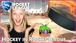 Playing Hockey in Rocket League!