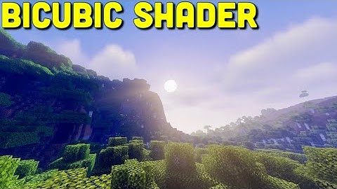 *NEW* Minecraft Bedrock: BICUBIC SHADER  (Dynamic Shadows & Sun Rays)