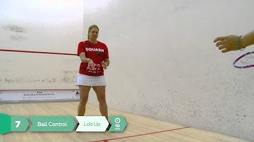 SquashStart Lesson 7 - Ball Control: Lob Up