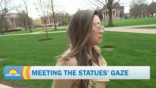 Un regard derrière les statues du campus | Juice and Java