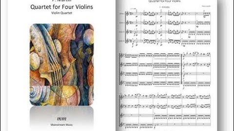Peter Martin - Quartet for Four Violins