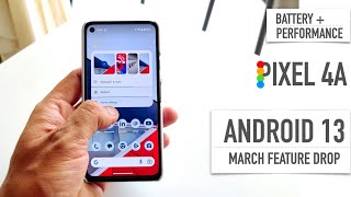 Android 13 Battery and Performance : PIXEL 4A after 900 days