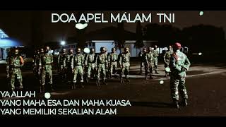 LAGU DOA APEL MALAM ( TNI )