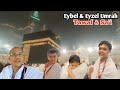 Bahagia eybel sekeluarga umroh tawaf dan sai di masjidil haram mekkah