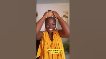 Fast & Easy Headwrap Tutorial #youtubeshorts #easytutorial #headwrap
