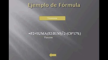 Excel: Fórmulas y Funciones
