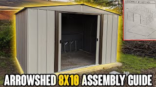 Arrow Shed Assembly  Step By Step