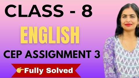 Class 8th english competency worksheet 3 fully solved । 8th class cep practice sheet 3  #pseb #yt