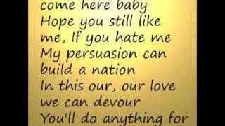 Beyonce - Run the world (girls) [hq] Lyrics on the screen