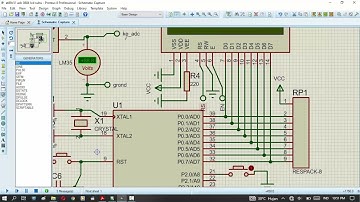sensor suhu lm35 adc0804 dan 8051 tampil ke LCD using C dan file H