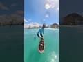 Pumping around riding waves on Oahu #foiling #watersports #pronefoiling #Tonggs #foilsurfing