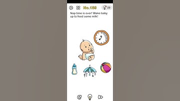 Brain Out Level 139 Nap time is over! Wake baby up to feed some milk! Walkthrough Solution #shorts