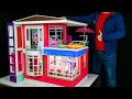 Comment faire une maison de poupe miniature avec un ascenseur barbie cuisine bar piscine