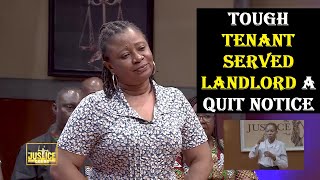 TOUGH TENANT SERVED LANDLORD A QUIT NOTICE AND BATTLES WITH HIM IN COURT || Justice Court EP158