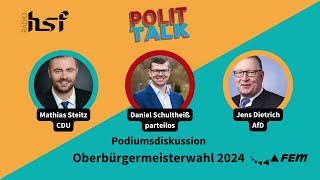 PolitTalk | Panel discussion Ilmenau 2024 mayoral candidate election