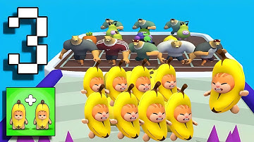 Merge Game - Epic Banana Run: Merge Master Part 3