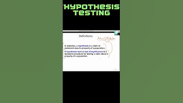 hypothesis testing in #datascience #shorts