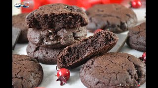 Biscuiti cu Ciocolata Brownie Cookies I Reteta-Video