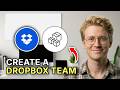 How to Create a Dropbox Team Account - Step by Step 2026