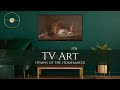 Tv art 4k paintings with classical music  5 hours of background art  music
