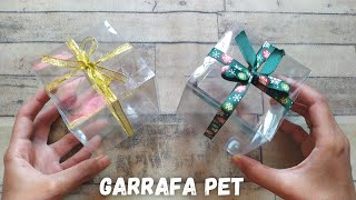 COMO FAZER CAIXINHA COM GARRAFA PET ✂️ RECICLAGEM