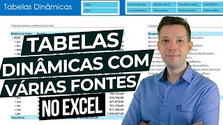 Super DICA Tabela Dinâmica Excel - Combinar dados de diversas planilhas em uma Tabela Dinâmica