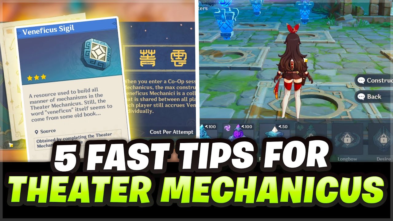 5 FAST TIPS for NEW Theather Mechanicus EVENT GUIDE (Genshin Impact)