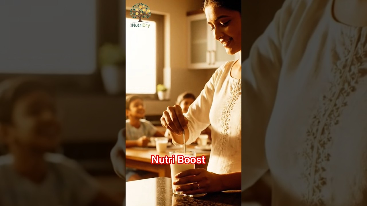 The Nutri dry Nutri boost# ai #shorts#dryfruits #milk