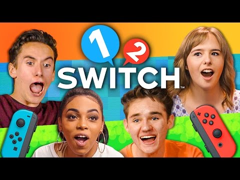 nintendo switch 1 2 switch  2022 Update  1-2-SWITCH TOURNAMENT - Nintendo Switch (Teens React: Gaming)