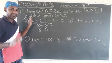 Class 6th Maths | DMAS & BODMAS Rule | Exercise-3.1 | By Shivendra Sir |