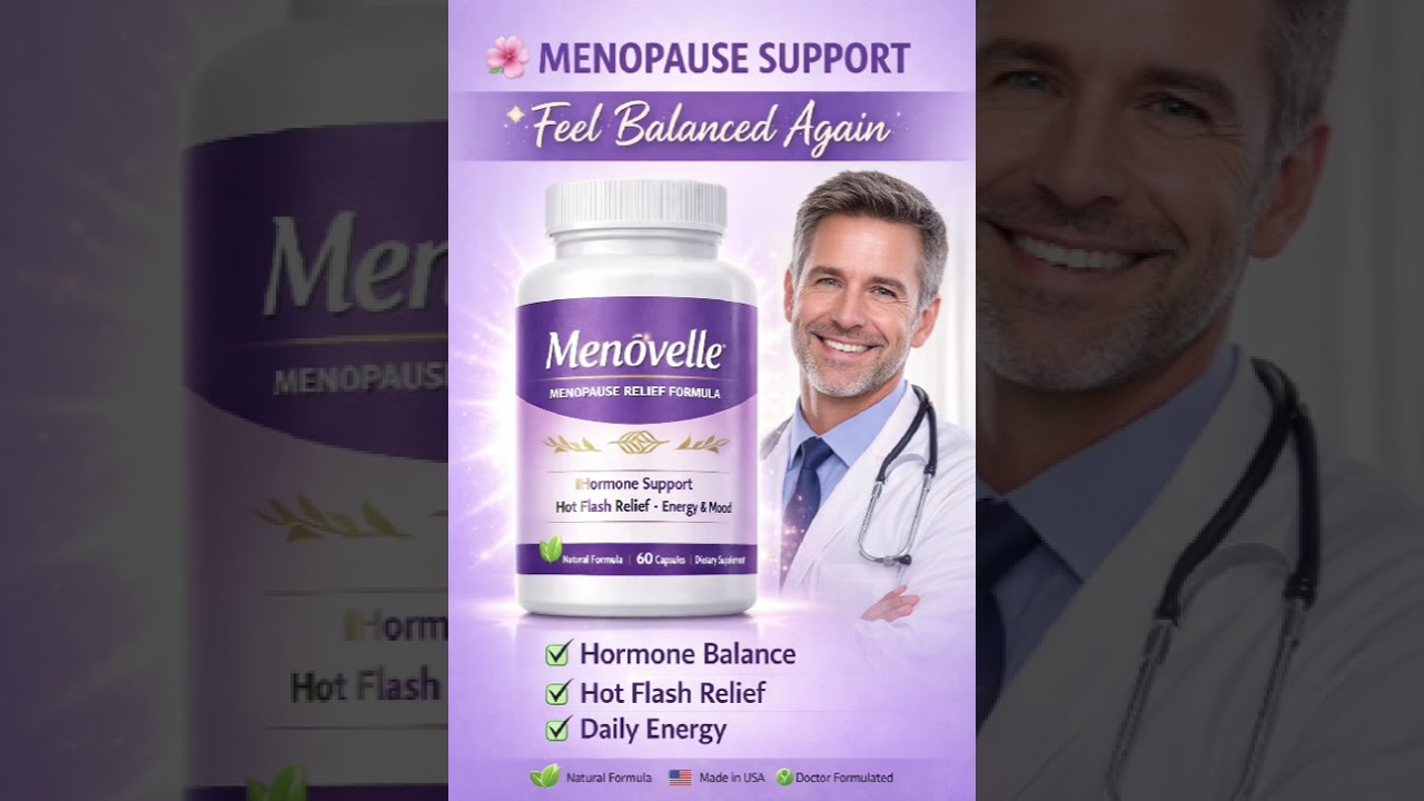 “Clinically Inspired Support for Menopause Relief”#Menovelle #energysupplement #mensupplement#shorts