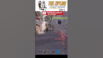 The Zipline Trap Base / Part 2 #cableguyrust #rust #rustpcgame #rustgame #rustgameplay