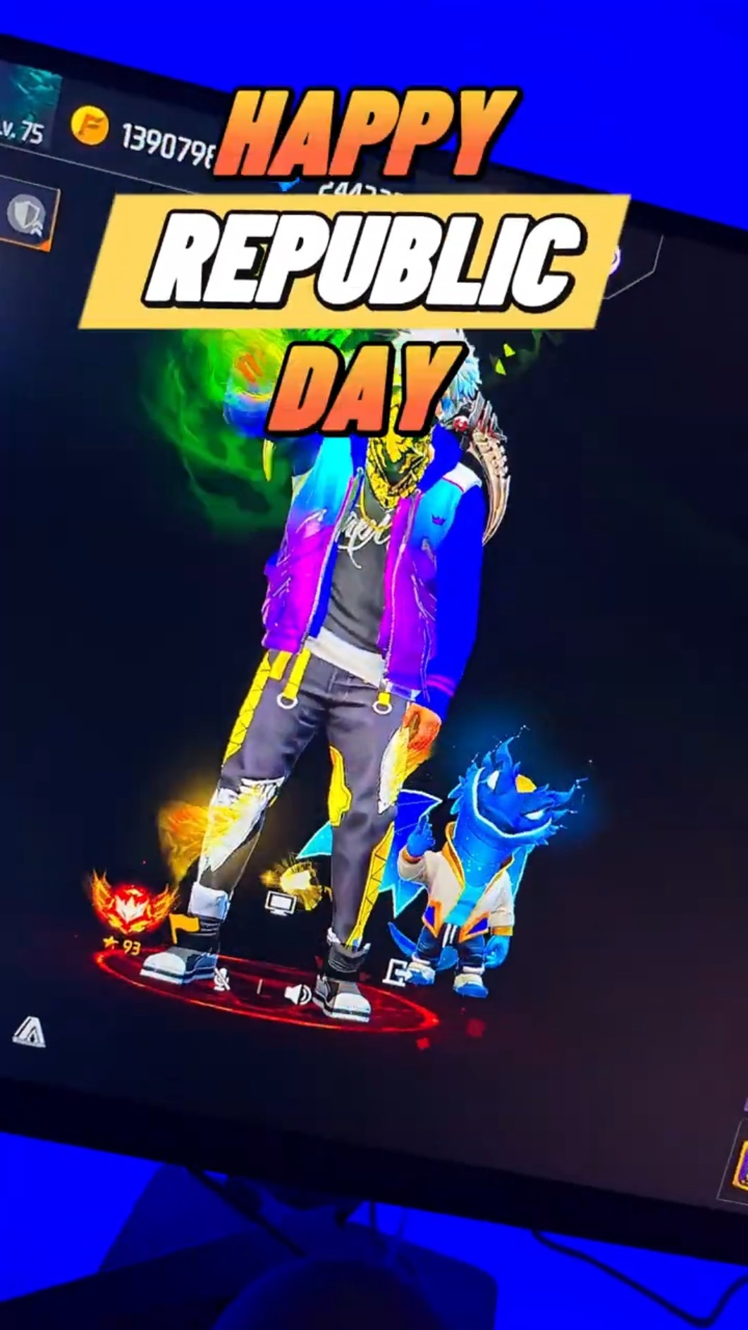 Republic Day me World chat pe Pakistan Server ka ye kon mil gaya - Garena free fire max #shorts