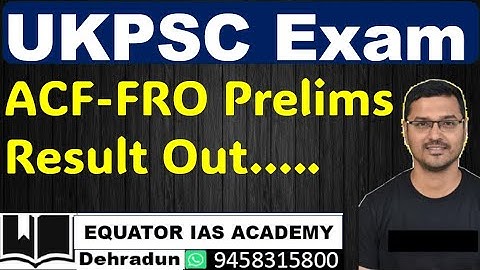Environmental Science for UKPSC |JPSC| ACF-FRO-Logging Officer Exam | Prelims Result 2025