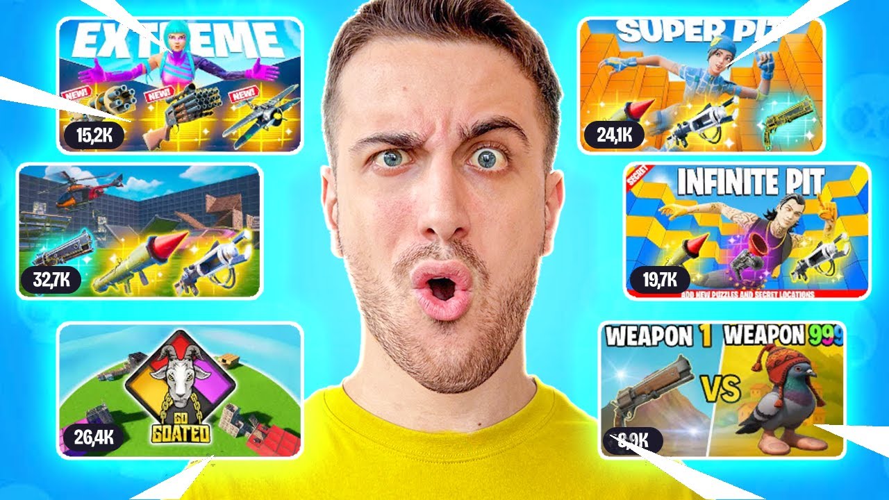 Gioco le MAPPE Più FAMOSE su Fortnite! Sono DIVERTENTI? Fortnite ITA!