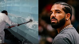 Drake Fans Go Wild Smashing Ice For Album Drop Date