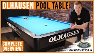 Olhausen Pool Table - Complete Overview!